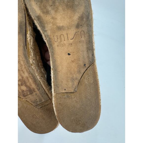 Unisa black and tan espadrille flats - Picture 5 of 6